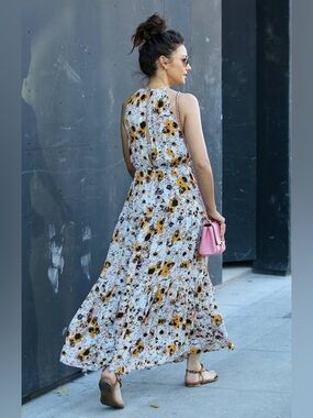 murci black lace dress ROSA ROSE CHAIN MAXI DRESS – Murci